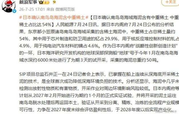 日本發(fā)現(xiàn)50噸稀土消息被夸大 真相恰恰相反，稀土功能材料銷售才是關(guān)鍵